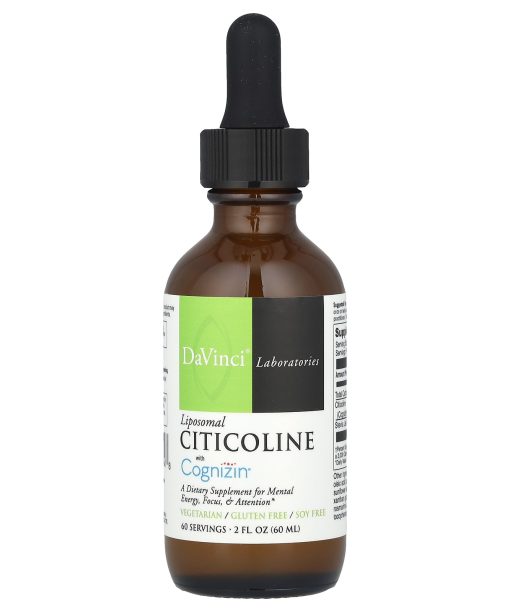 DaVinci Laboratories, Liposomal Citicoline with Cognizin®, 2 fl oz (60 ml)