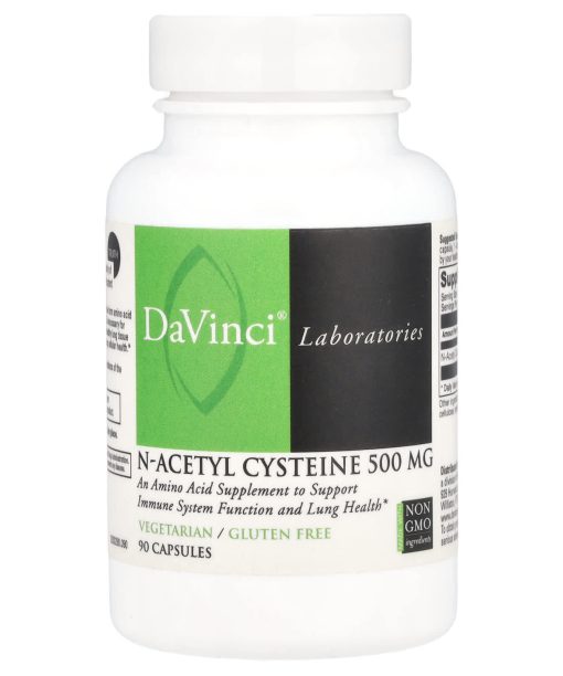 DaVinci Laboratories, N-Acetyl Cysteine, 500 mg, 90 Capsules