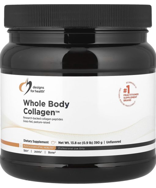 Designs For Health, Whole Body Collagen™, Unflavored, 13.8 oz (390 g)