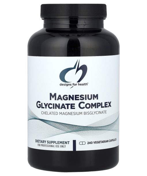 Designs For Health, Magnesium Glycinate Complex, 240 Vegetarian Capsules (150 mg per Capsule)