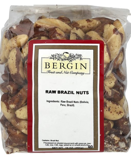 Bergin Fruit and Nut Company, Raw Brazil Nuts, 16 oz (454 g)