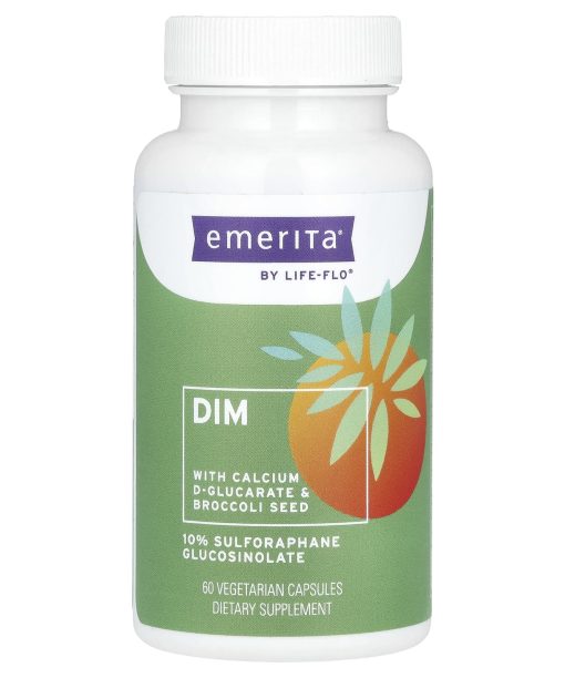 Emerita, DIM with Calcium D-Glucarate and Broccoli Seed, 60 Vegetarian Capsules