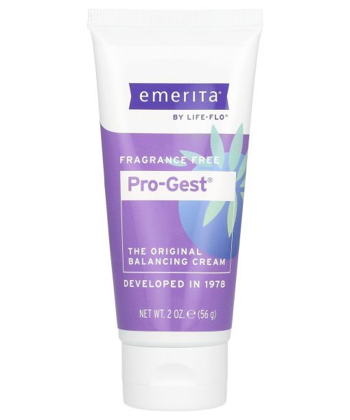 Emerita, Pro-Gest, Balancing Cream, Fragrance Free, 2 oz (56 g)