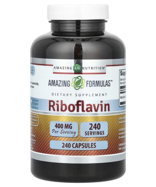 Amazing Nutrition, Riboflavin, 400 mg, 240 Capsules