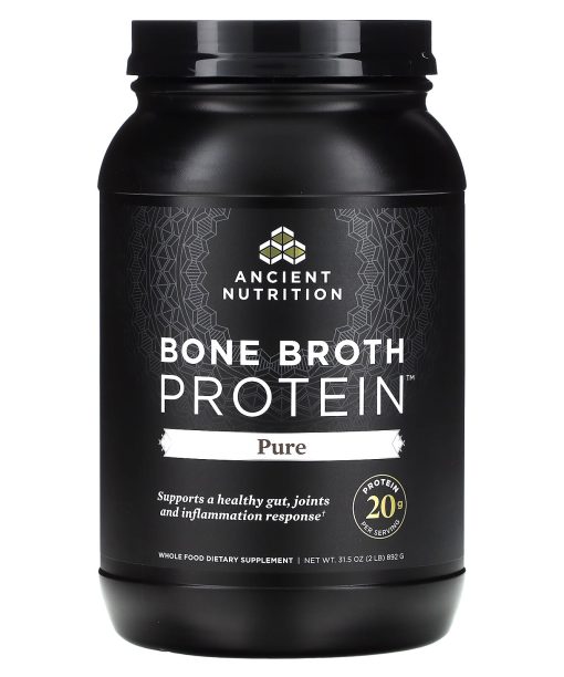 Ancient Nutrition, Bone Broth Protein, Pure, 2 lb (892 g)