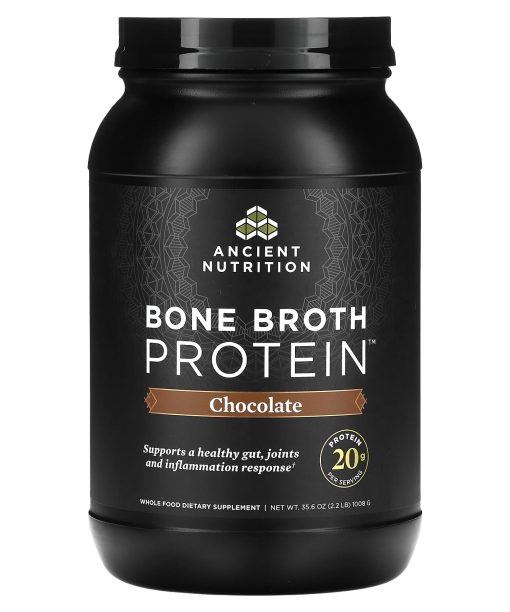 Ancient Nutrition, Bone Broth Protein, Chocolate, 2.2 lbs (1,008 g)