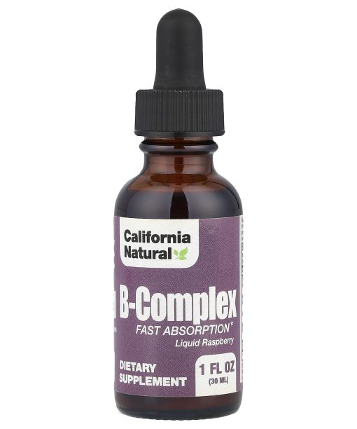 California Natural, B-Complex, Raspberry, 1 oz (30 ml)