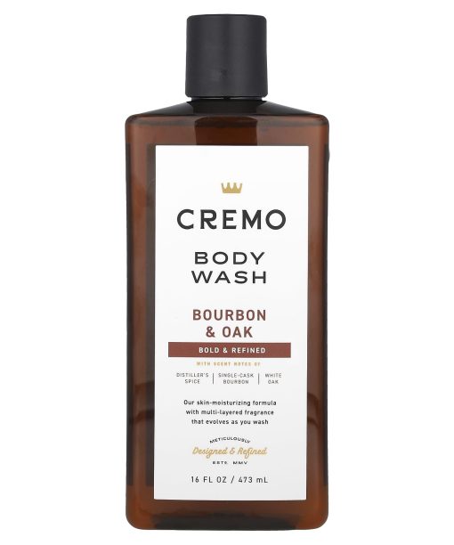 Cremo, Body Wash, Bourbon & Oak, 16 fl oz (473 ml)