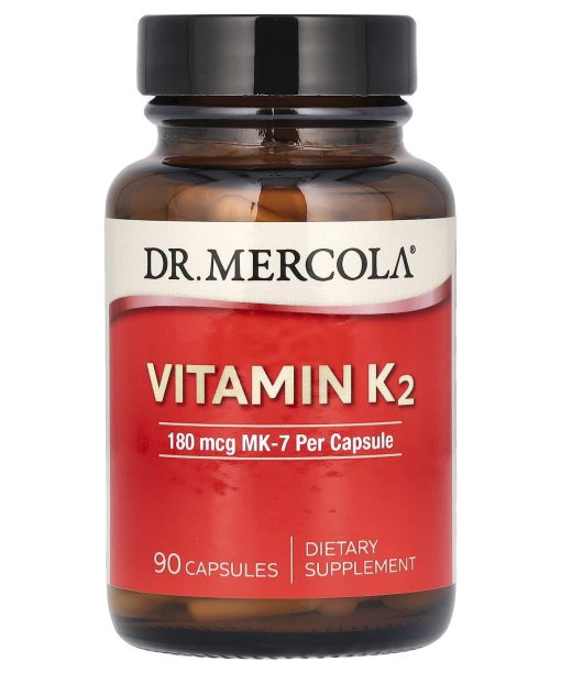 Dr. Mercola, Vitamin K2, 180 mcg, 90 Capsules