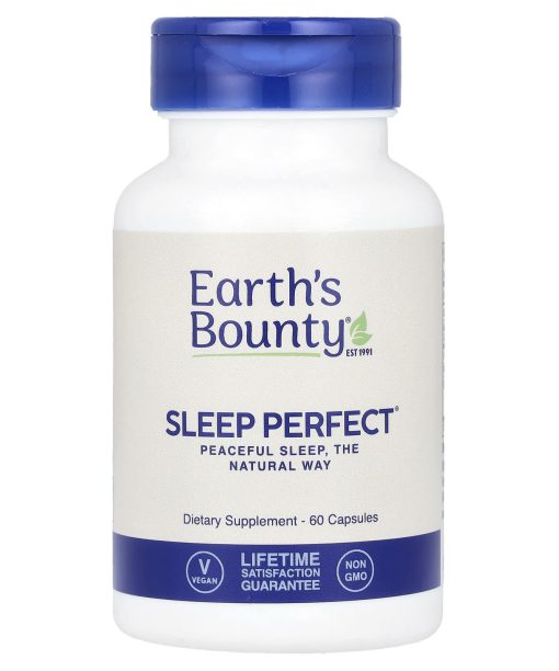 Earth's Bounty, Sleep Perfect, 60 Capsules