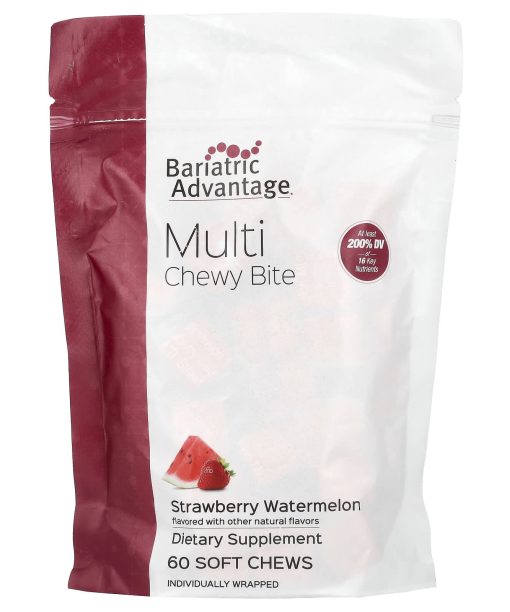 Bariatric Advantage, Multi Chewy Bite, Strawberry Watermelon, 60 Soft Chews