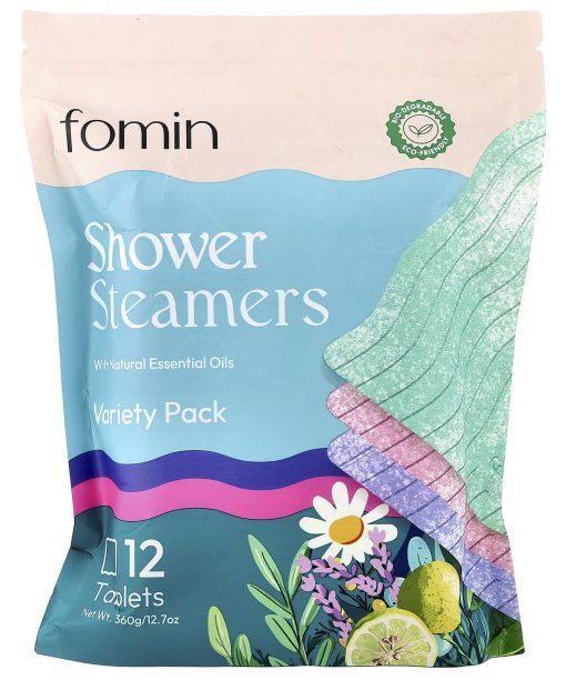 fomin, Shower Steamers, Variety Pack, 12 Tablets