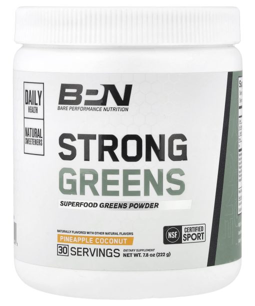 BPN, Strong Greens, Superfood Greens Powder, Pineapple Coconut, 7.8 oz (222 g)