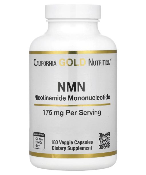 California Gold Nutrition, NMN, 175 mg , 180 Veggie Capsules