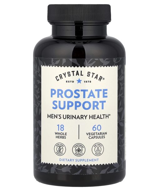 Crystal Star, Prostate Support, 60 Vegetarian Capsules