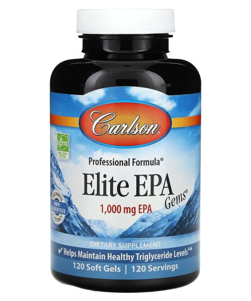 Carlson, Elite EPA Gems, 1,000 mg, 120 Soft Gels