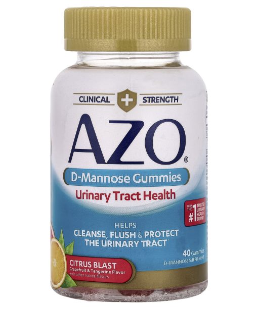 AZO, D-Mannose Gummies, Citrus Blast, 40 Gummies