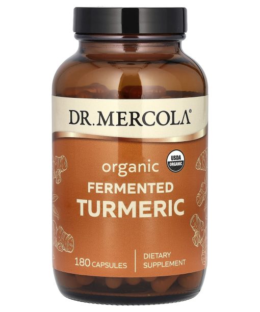 Dr. Mercola, Organic Fermented Turmeric, 180 Capsules