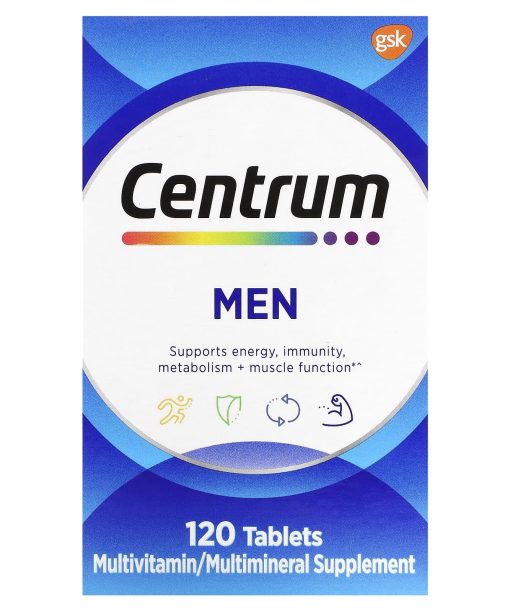 Centrum, Men Multivitamins, 120 Tablets