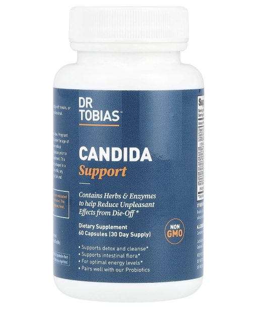 Dr. Tobias, Candida Support, 60 Capsules