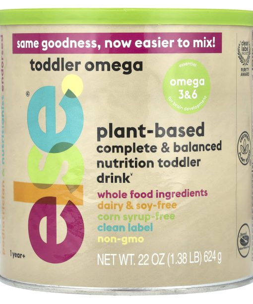 Else, Toddler Omega, Plant-Based Complete & Balanced Nutrition, 1 Year+, 22 oz (624 g)