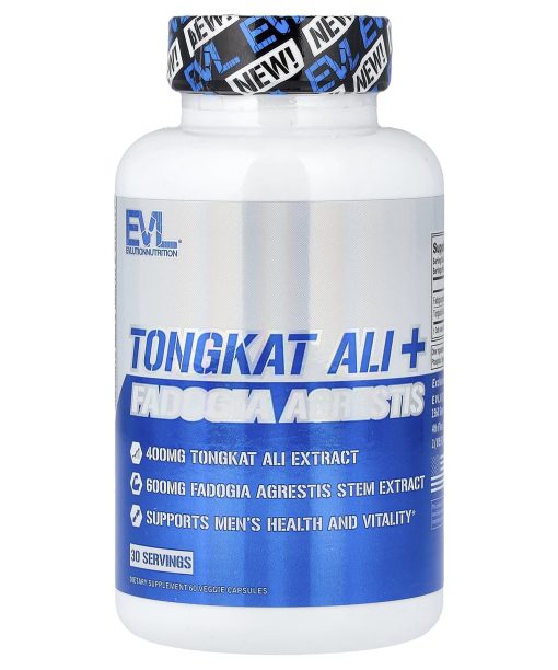 EVLution Nutrition, Tongkat Ali + Fadogia Agrestis, 60 Veggie Capsules