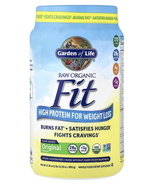 Garden of Life, RAW Organic Fit, High Protein for Weight Loss, Original, 1 lbs 15.39 oz (890 g)