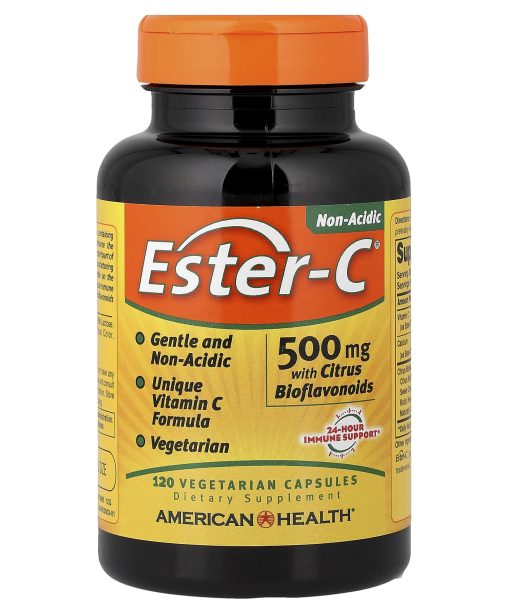 American Health, Ester-C® with Citrus Bioflavonoids, 500 mg, 120 Vegetarian Capsules