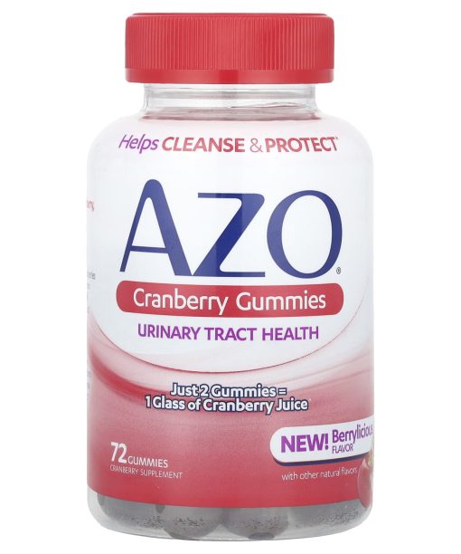 AZO, Cranberry® Gummies, Berrylicious, 72 Gummies (250 mg per Gummy)