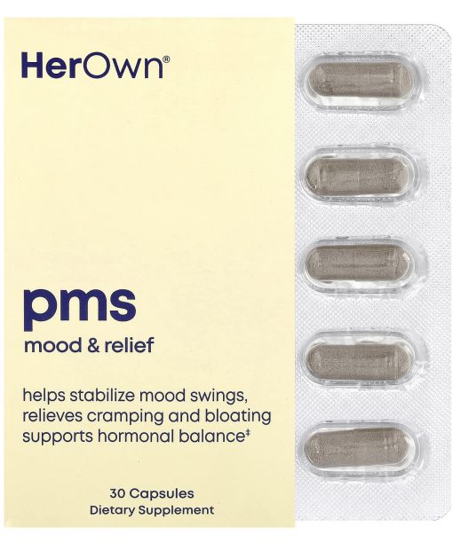Her Own, PMS, Mood & Relief, 30 Capsules