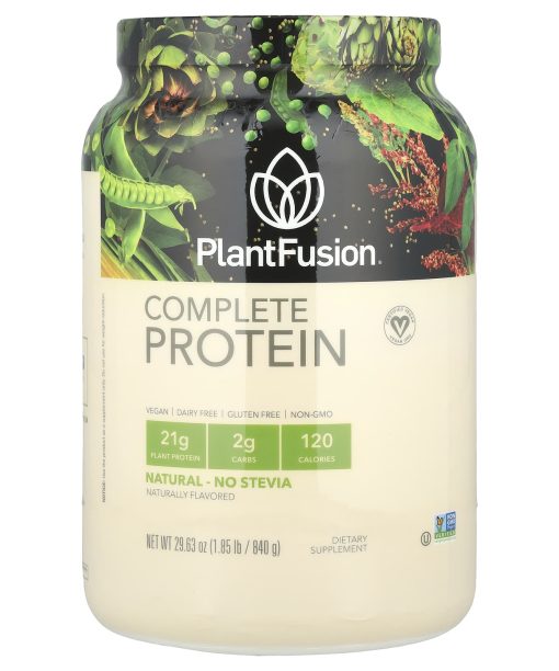 PlantFusion, Complete Protein, Natural, 1.85 lb (840 g)