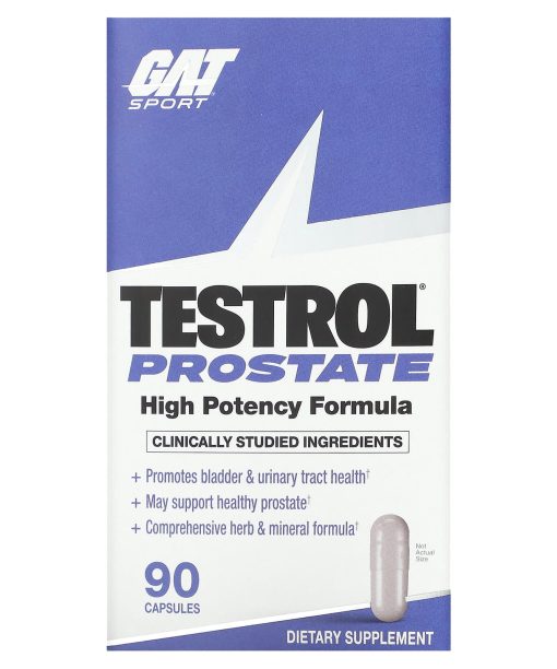 GAT, Sport, Testrol Prostate, 90 Capsules
