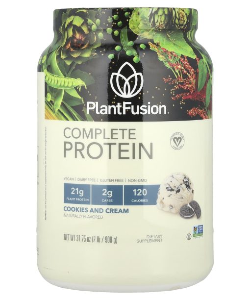 PlantFusion, Complete Protein, Cookies and Cream, 2 lb (900 g)