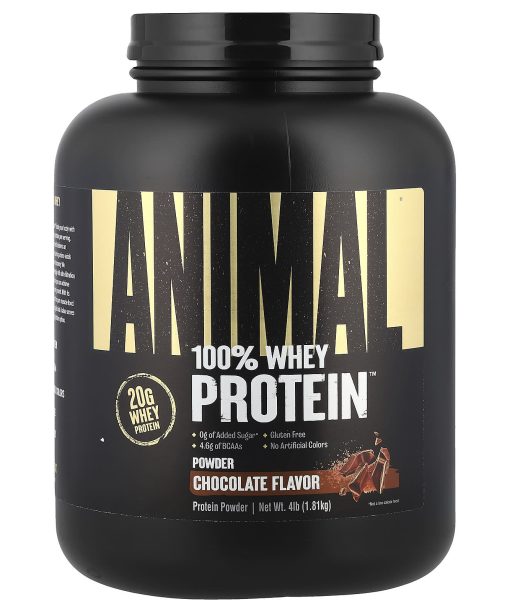 Animal, 100% Whey Protein™ Powder, Chocolate Fudge, 4 lb (1.81 kg)