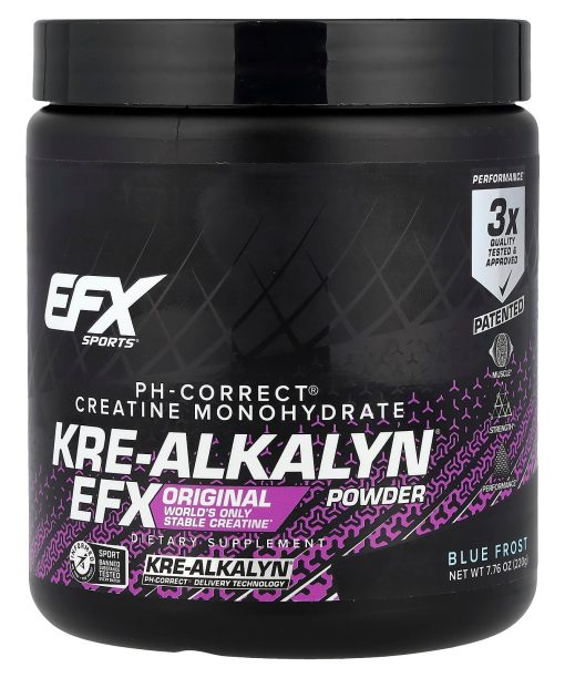 EFX Sports, Kre-Alkalyn EFX Powder, Blue Frost,  7.76 oz (220 g)