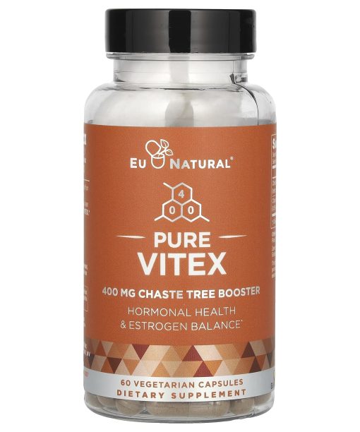 Eu Natural, Pure Vitex, 60 Vegetarian Capsules (400 mg per Capsule)