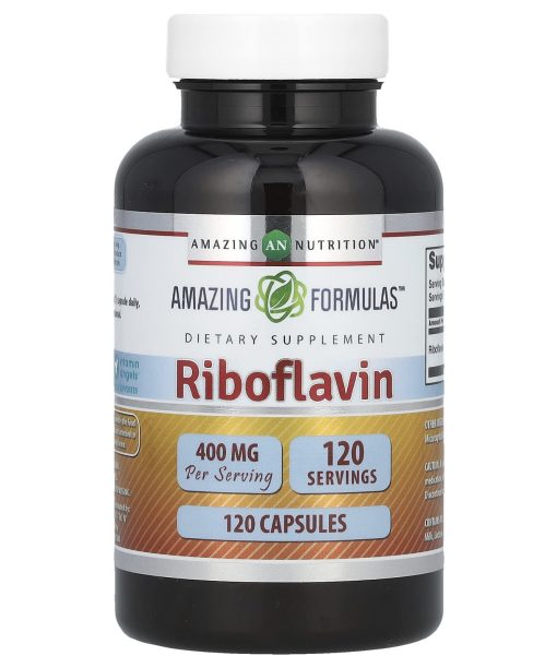 Amazing Nutrition, Riboflavin, 400 mg, 120 Capsules