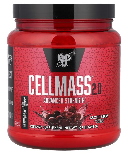 BSN, Cellmass 2.0®, Advanced Strength, Arctic Berry, 1.09 lb (495 g)