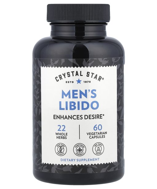 Crystal Star, Men's Libido, 60 Vegetarian Capsules