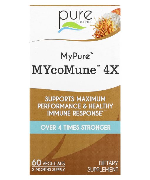 Pure Essence, MyPure, MYcoMune 4X, 60 Vegi-Caps