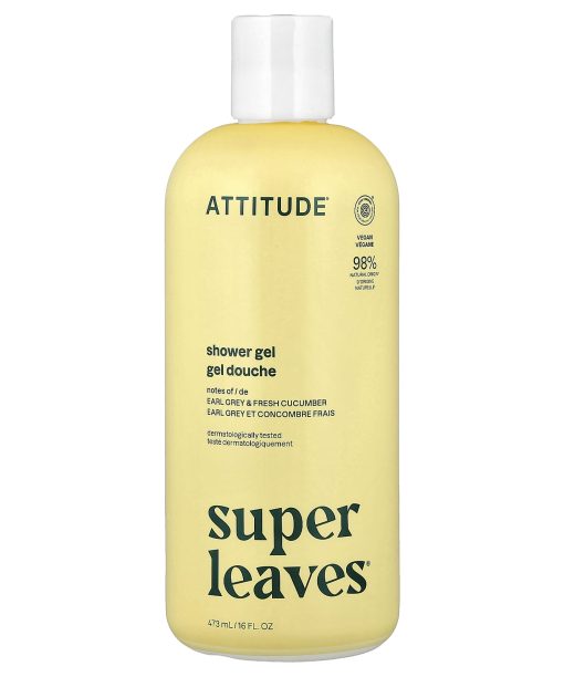 ATTITUDE, Super Leaves®, Shower Gel, 16 fl oz (473 ml)