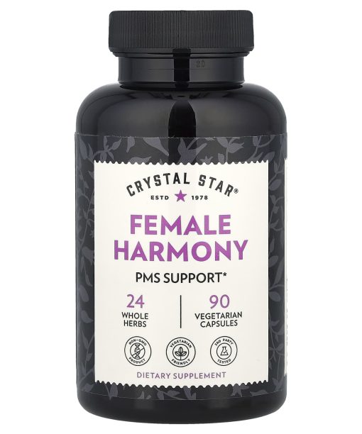 Crystal Star, Female Harmony, 90 Vegetarian Capsules