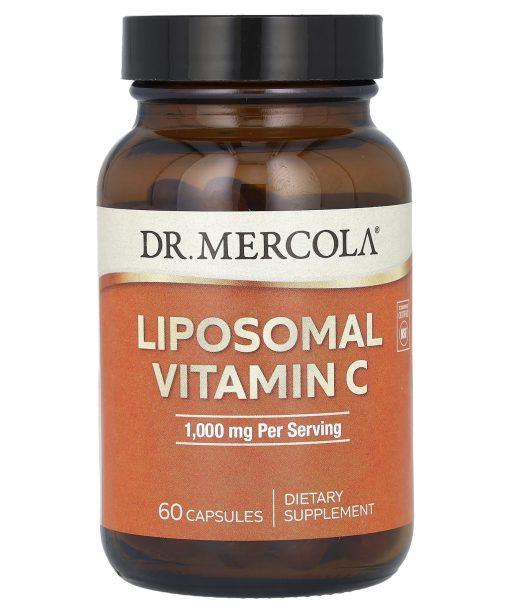 Dr. Mercola, Liposomal Vitamin C, 60 Capsules (500 mg per Capsule)