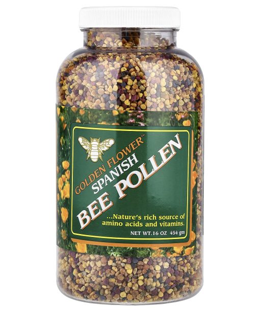 Golden Flower, Spanish Bee Pollen, 16 oz (454 g)
