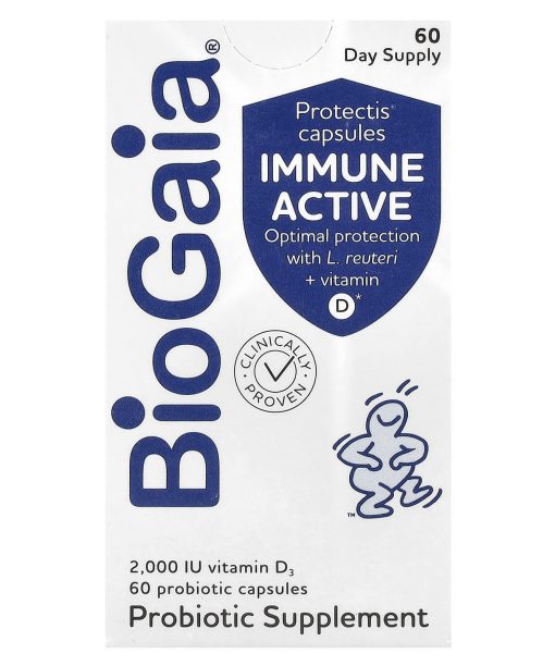 BioGaia, Immune Active, Protectis® Capsules, 60 Capsules