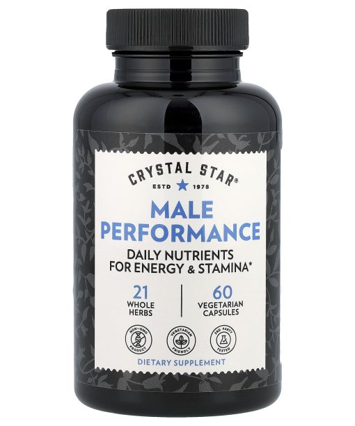 Crystal Star, Male Performance, 60 Vegetarian Capsules