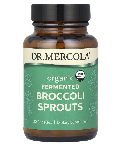Dr. Mercola, Organic Fermented Broccoli Sprouts, 30 Capsules