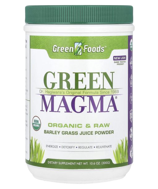 Green Foods, Green Magma®, Barley Grass Juice Powder, 10.6 oz (300 g)