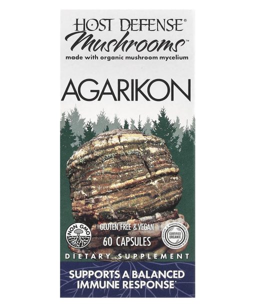 Host Defense, Mushrooms™, Agarikon, 60 Capsules (500 mg per Capsule)