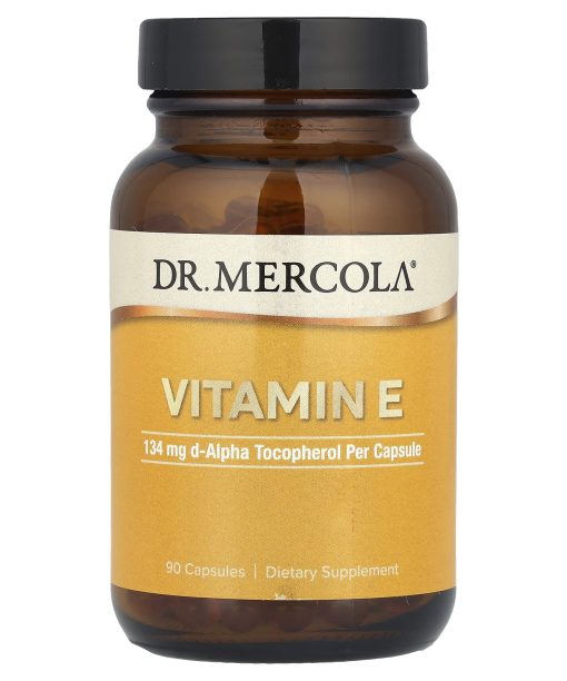 Dr. Mercola, Vitamin E, 90 Capsules